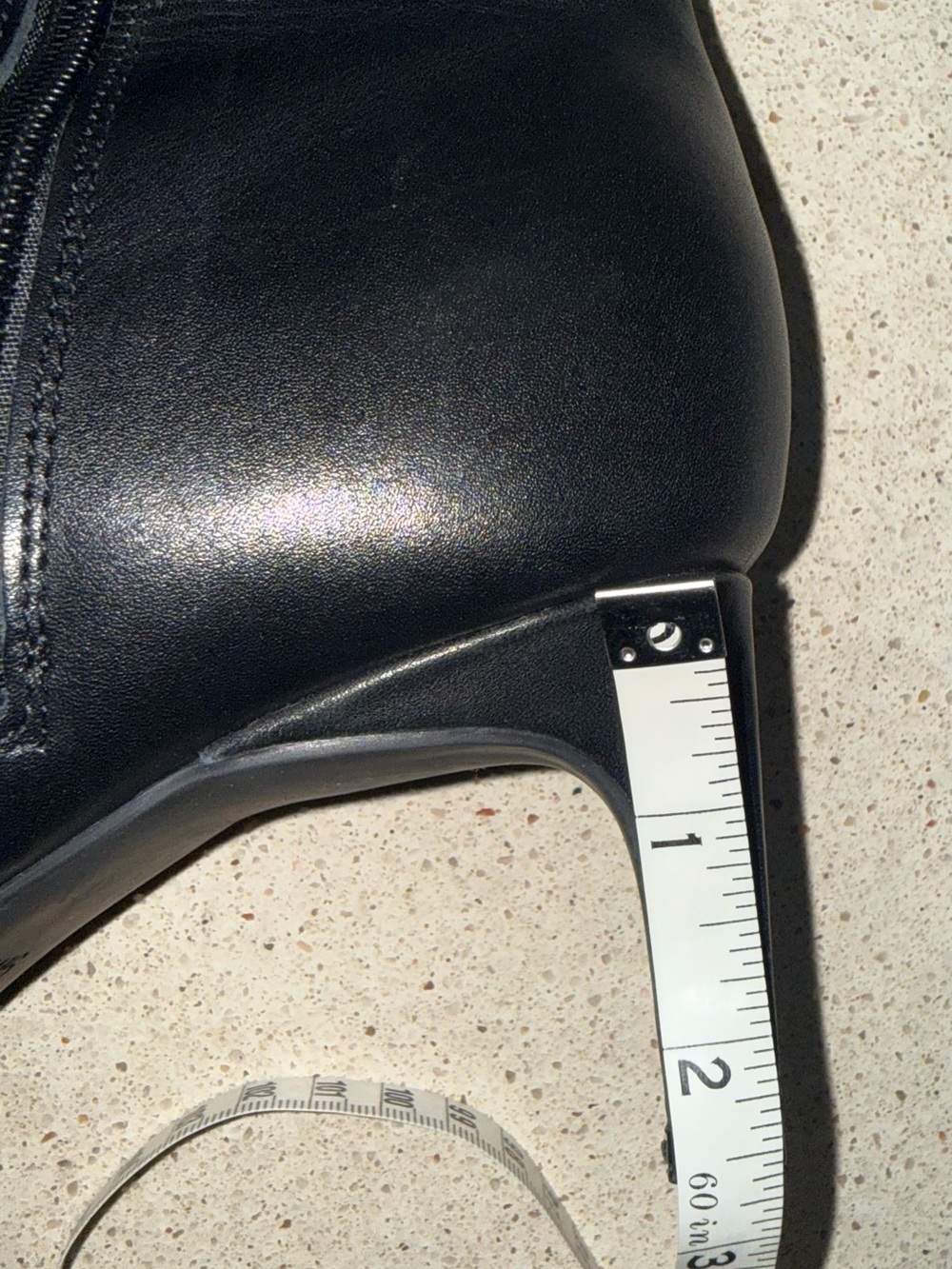 Marc Fisher Classic Black Knee-High Pointed Toe Leather Boots💕 - Picture 6 of 13